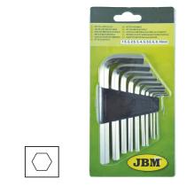 Jbm 50571 - KIT 10 LLAVES ALLEN
