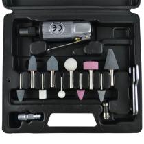 Jbm 52157 - ESTUCHE 16 PIEZAS C/AMOLADORA NEUMA