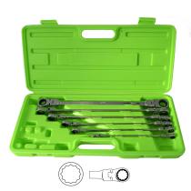 Jbm 53018 - SET 6 LLAVES ARTICULADAS C/TRINQUET