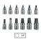Jbm 51261 - SET 12 PIEZAS 1/2"PUNTA TORX