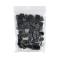 Jbm 11905 - BOLSA 50U.TAPON PLASTICO NEGRO P/VA