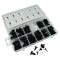 Jbm 52891 - ESTUCHE CLIPS PLASTICOS FORD 169 PC