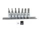 Jbm 53127 - JUEGO 7 PUNTAS TORX INVIOLABLE 1/4"